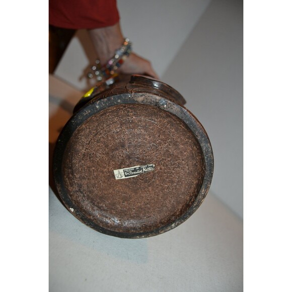 Mid Century Mod Bitossi Rosenthal Netter Vase Italy Aldo Londi - Picture 2 of 5